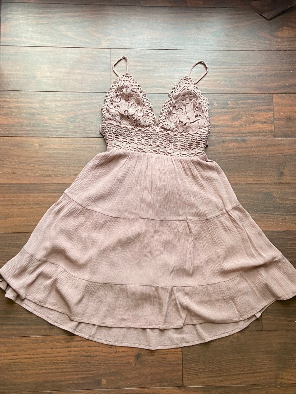 WINDSOR Intimate Mauve Mini Dress Fully Lined Adjustable Straps S
